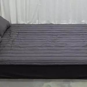 모던한 침대패드 카페트 패드 슈퍼싱글 SS 차콜 모던한