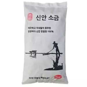 간수 빠진 국내산 신안 명품 포대 천일염 굵은 소금, 20kg, 1개