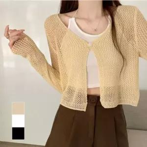 나시 니트 오버핏 후드 크롭 가을 숏 롱 데일리 MWFF6F50
