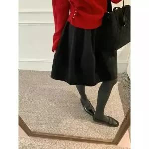 스커트 치마 여성 봄 필수템 핏 따뜻한 A라인 볼륨 인기1