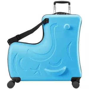 248490 AO WEI LA OW 남아 및 여아용 아동용 롤링 슈트케이스, 360° 무소음 스피너 휠이 있는 53.9cm(21 2