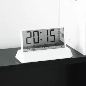 무소음 탁상시계 미니 건전지 디지털 탁상시계 snooz 책상시계 전자시계 건전지탁상시계