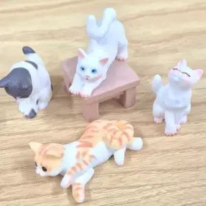 귀여운 고양이 장식소품 1P 미니어쳐 소형 장식품 소품샵 냥이 미니장식 치즈냥이