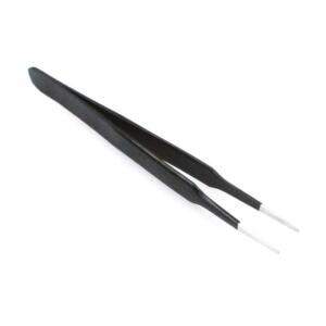 미세 에폭시 전자 반도체 둥근 정 다이어리 다꾸 ESD 관공서 얇은 TWEEZER 뾰족한 학교 120mm 정밀핀셋 용