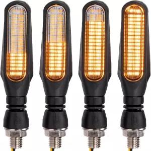 케미모토 모터사이클 턴 시그널 라이트 12V 유니버설 스쿠터 크루저용 LED 전구 36개