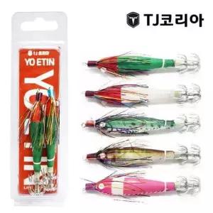 TJ코리아 요이틴 틴셀 한치 갑오징어 쭈꾸미 에기 틴셀 한치