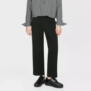 [파파브로] 남성 밴딩 와이드 링클프리 팬츠 LO-SLA-D260 1 2
