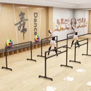 무용 발레봉 홈트레이닝 이동식 바 댄스 벽부착 스트레칭 연습용