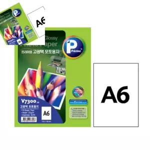 차챠 프린텍 고광택포토용지 A6 20매 사진종이 고광택시트지