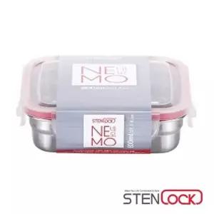 스텐레스 반찬통 정사각 밀폐용기 스텐 찬통 도시락통 스텐반 800ml