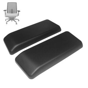 팔걸이 패드 교체는 HAWORTH VERY OFFICE 의자와 호환됩니다 높이 조절 4D 팔걸이용 좌우 캡이 포함된 세트로 판매됩니다 블랙