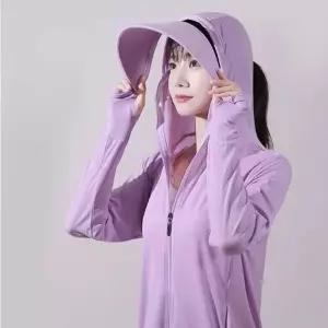 중년바람막이 클릭유도 등산 쿨링 후드 냉감 점퍼 여성 여름 엄마 옷