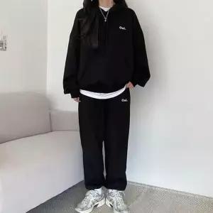 오버핏 레터링 여성 후드티 트레이닝 와이드 팬츠 셋업