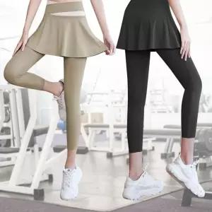 레깅스 치마 테니스 홈트 발레 A라인 프릴 고탄력