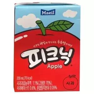 피크닉 사과 200ml 48팩