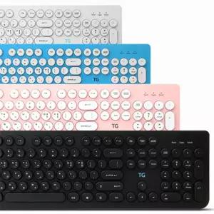 TG삼보 TG-K8600U 아이솔레이션 USB 유선 컴퓨터 PC 저소음 키보드 원형키캡 멤브레인 회사 사무용