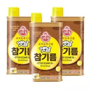 오뚜기 옛날 참기름 450ml 3개