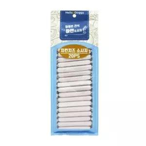 고양이간식 강아지 참좋은 간식 하얀 소시지 치킨치즈 20p X3개