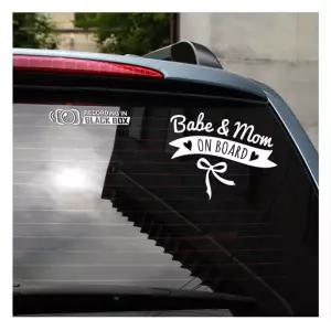 Baby mom ON BOARD/BLACKBOX 자동차스티커