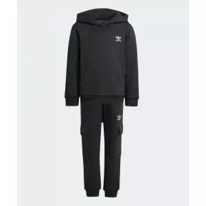 ADIDAS KIDS 하프집 후디 카고 세트 IW1019