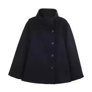 모직 여성 캐주얼 데일룩 봄가을 코트 하이넥 반 DAOL1