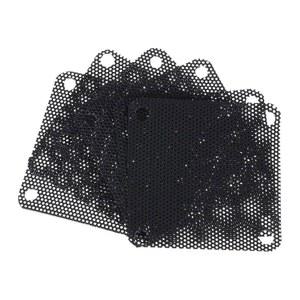 MECCANIXITY 6피스 PC 먼지 필터 50X50MM 그릴 커버 컴퓨터 케이스 쿨러 스피커용 섀시 방진 블랙 메시 PVC