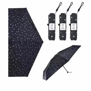 ( )집소 초경량 암막 5단 블랙 우양산 5단우산 자외선차단우산 3단수동우산