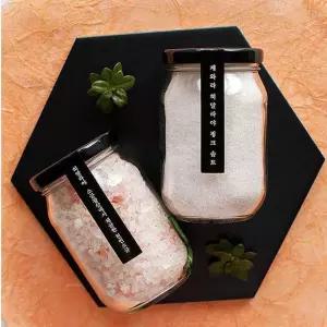 설선물 고급 소금 선물세트 320ml X 2개 (쇼핑백포함)