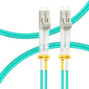 FLYPROFIBER LC TO 섬유 패치 케이블 OM3 50 10GB 옵션 듀플렉스 200M 40GB 3FT 코드 1M 2M 광섬유 125UM 멀티모드