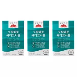 고려은단 쏘팔메토 옥타코사놀 30정 X 3개