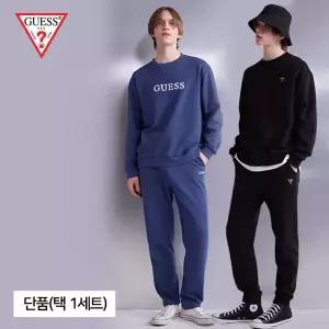 [매장정품] 게스 남성 코튼테리 이지 셋업 1세트