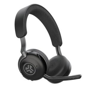 JLAB EPIC WORK 마이크가 있는 무선 헤드폰 노이즈 90회 PC 모바일 빠른 헤드셋 멀티포인트 이상의 연결 스마트 재생 캔슬링 충전 블루투스 1팩 노트북 음소거 액티브 허브