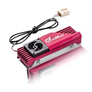 GUNMJO 2280 SSD 히트싱크 20MM 내장 게이밍 빨간색 디자인 알루미늄 냉각 AI 패드 써멀 PC용