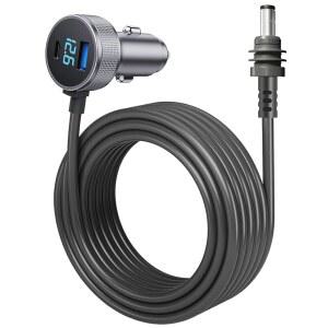 NEDUL STARLINK 미니 자동차 충전기 DC 라이터 USB 디스플레이 12V 10피트 48V 케이블 전원 디지털 PD 35W IN 40W 포트 포함 어댑터 3M