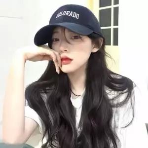 모자가발 긴머리 웨이브 여자가발 캡모자