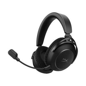 HYPERX CLOUD ALPHA U2013 53MM 듀얼 수명 챔버 배터리 RGB 무선 동시 4GHZ 블루투스 스테이션 블랙 게이밍 헤드셋 베이스 드라이버 최대 250시간의