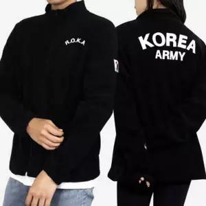 [룽스_62]집업 남자 군인 플리스 군인후리스 단체복 자켓