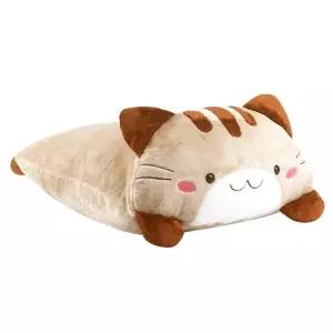 (선택 미네코 사각쿠션(특대 55cm)-브라운)미네코 사각쿠션특대 55cm-Brown 쿠션 캐릭터쿠션 인테리어소품