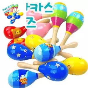 팔랴 슈바슈바 마라카스 2개세트 유치원악기 유아음악교육 아기마라카스장난감