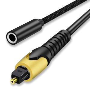 192KHZ DAC 광학 5MM 컨버터 오디오 어댑터 단방향 UX 디지털 AUX 케이블 HDTV 박스용 셋톱 컨버터 DVD TO PTICAL 5피트 5M 아날로그