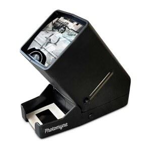 PHOTOMYNE 35MM 슬라이드 뷰어 필름 네거티브 배율 또는 3배 LED 전원 조명 배터리 USB