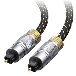 CABLE MATTERS 프리미엄 광학 오디오 케이블 소니 하이파이 오디오에 이상적 디지털 8M 케이블 코드 있는 토스링크 삼성 6피트 PDIF 사운드바가 사운드바용 소노
