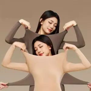 [룽스_62]발열 내의 기모 여자내복 내의 히트텍