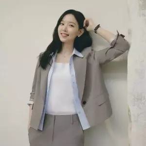 [SI](의정부점)셔츠 레이어드 크롭 재킷 (SSMJJAC11060)(SSMJJ11060)