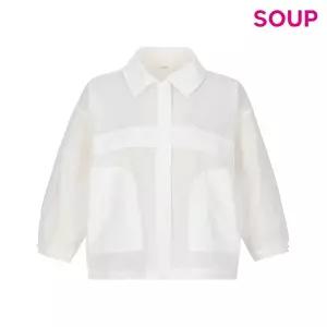 [롯데백화점]SOUP 소매 시보리 셔츠형 점퍼 (SC5UJ90)