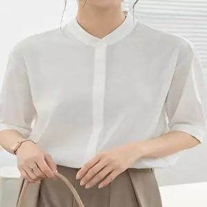 [예쎄][예쎄] 차이나카라 오버핏 4부 소매 셔츠 (S5MBL065A)