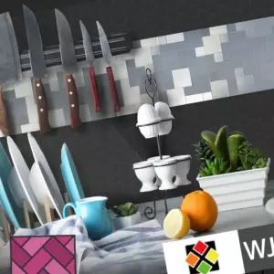 메탈사각 WJ01 스티커타일 DIY 점착타일 두께4T AWE3CE4D