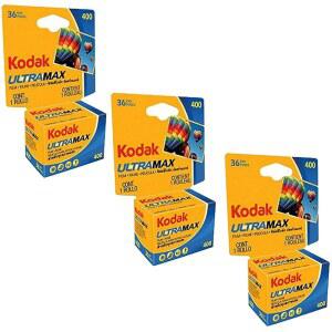 코닥 울트라맥스 400 컬러 프린트 필름 3개 135 36 36 35MM 베이직 DX 108장 EXP