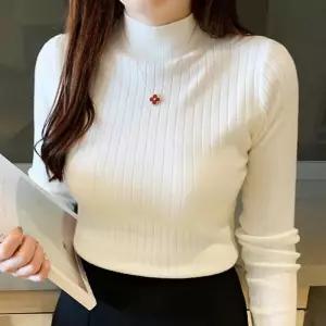 [룽스_62]골지 정장 여리여리니트 반목 목폴라 티셔츠