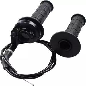 리이오토 7/8인치 22mm 트위스트 스로틀 가속 핸들 그립 및 50cc 2행정 엔진 야마하 SSR 쿨러 로케타